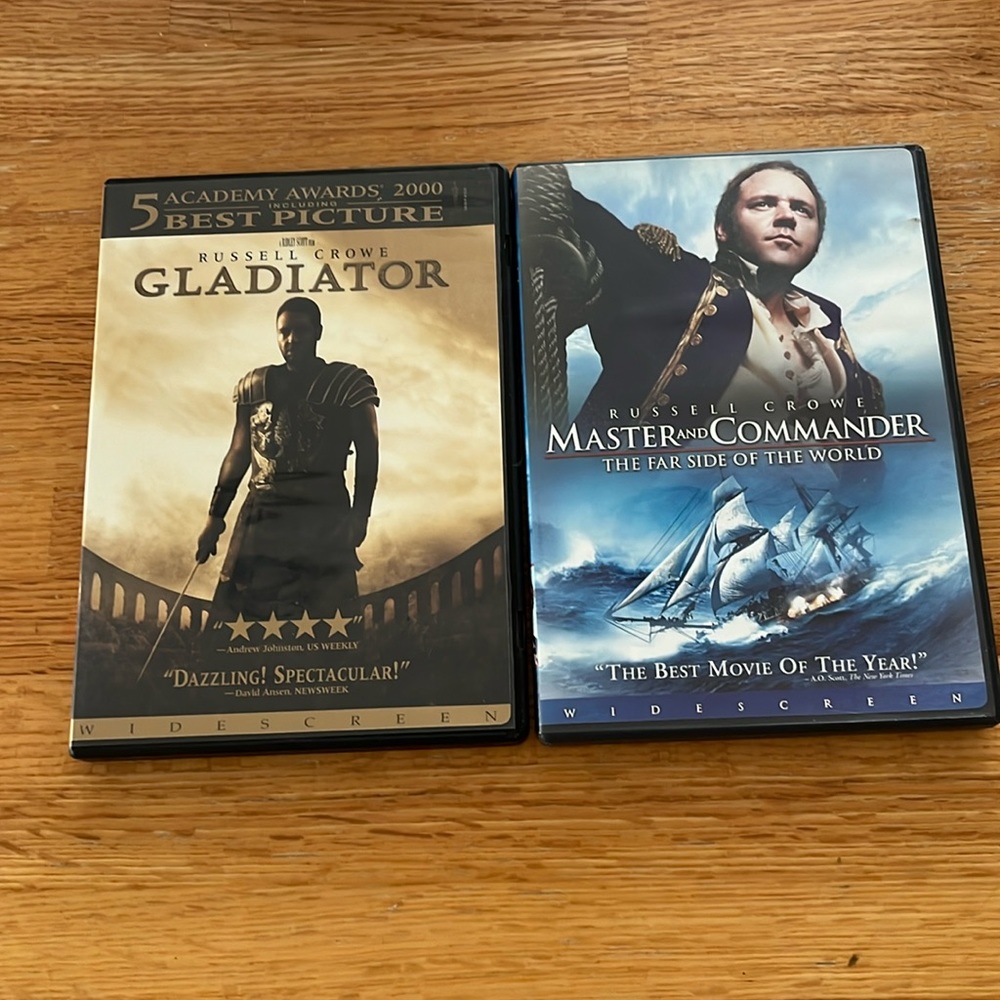 Russell Crowe DVD set